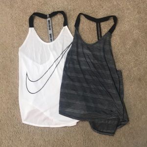 TWO Nike Dri-Fit Tanks